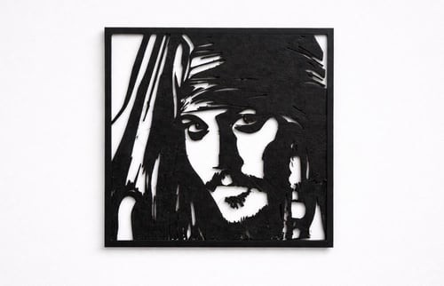 قطعة جدارية للكابتن جاك سبارو