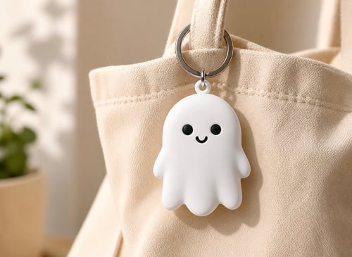 ميدالية شبح مضيء كيوت 👻✨