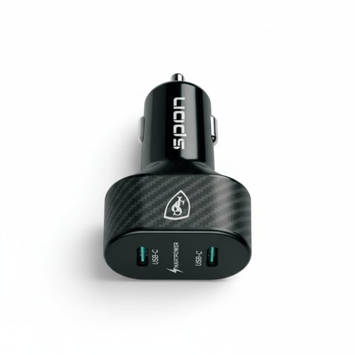 شاحن سيارة سبون بقوة 60 واط - منفذين USB-C بتقنية...