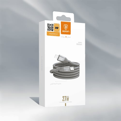 كيبل مغناطيسي ضد القطع - شحن بقوة 60 واط