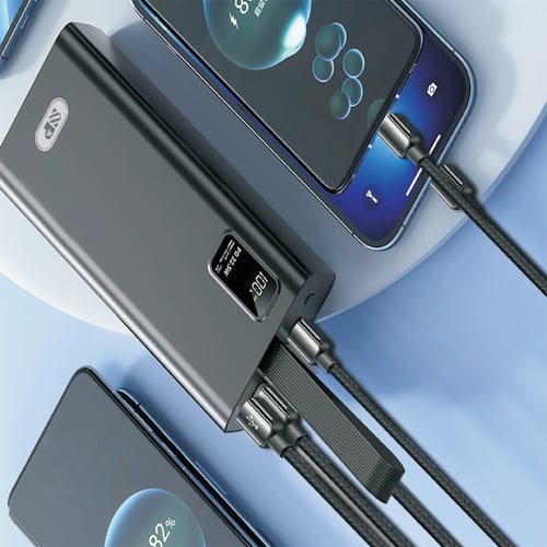 باور بنك 40000 ( PD 22.5W+4 USB)مع شاشة