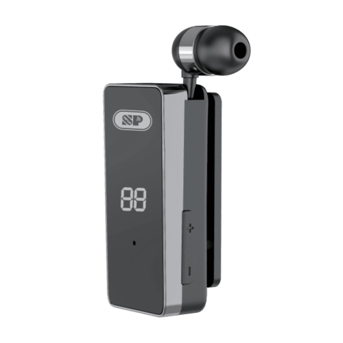 سماعة اذن لاسلكية قابلة للسحب مع ميكروفون مناسبة ل...