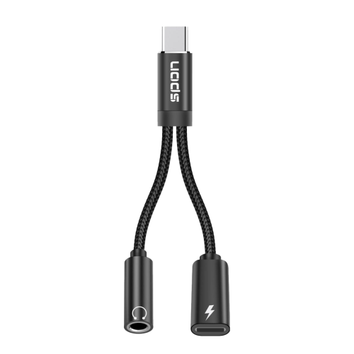 تحويلة مخرجين سماعة وشاحن تايب سي ماركة SPON تدعم...