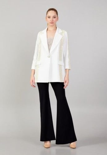 طقم اوفوايت مزين بشك الترتر