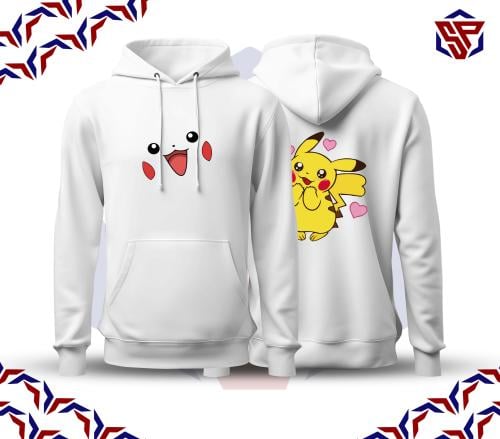 بلوفر بيكاتشو أبيض