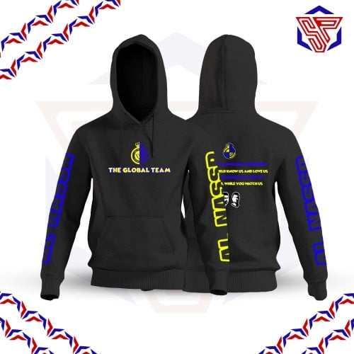 The Global Team Hoodie أسود