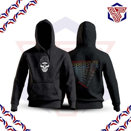 بلوفر SKULL - Believe In Yourself أسود