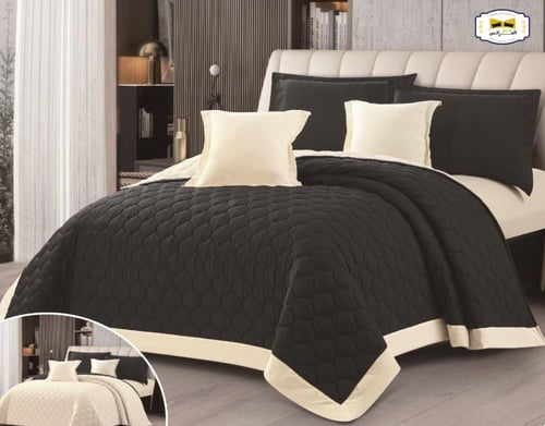 مفرش صيفي مضغوط مايكروفايبر نفرونص 4 قطع