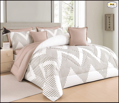 مفرش صيفي مكروفابير 8 قطع نفرين - مارلي