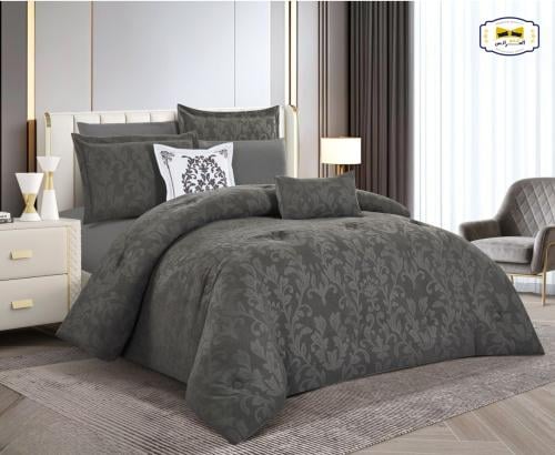 مفرش نفرين صيفي مايكروفايبر ريحانة 8 قطع