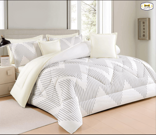 مفرش صيفي مكروفابير 8 قطع نفرين - مارلي