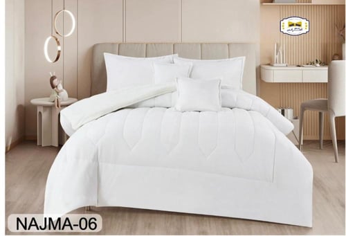 مفرش شتوي نفرونص ساده فروه الأرنب 4 قـطـع