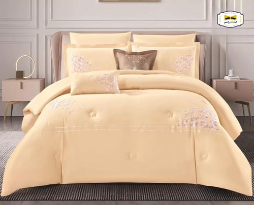 مفرش قطن صيفي فاخر – نفرين 8 قطع