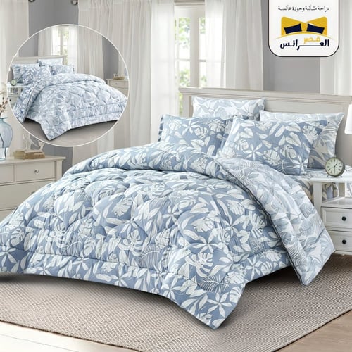 مفرش باراديز روزلين نفرين قطن 100% 6قطع