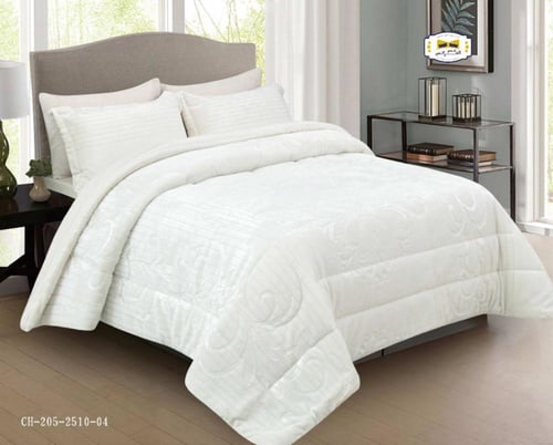 مفرش شتوي مخمل ملكي نفرين 6قطع