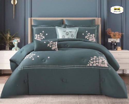 مفرش قطن صيفي فاخر – نفرين 8 قطع