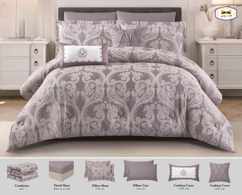 طقم لحاف نفرونص 4 قطع كوين جاكار