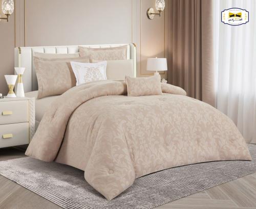 مفرش نفرين صيفي مايكروفايبر ريحانة 8 قطع