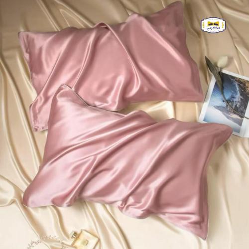 كيس مخدة حرير هافان طبيعي 100% 2قطعه