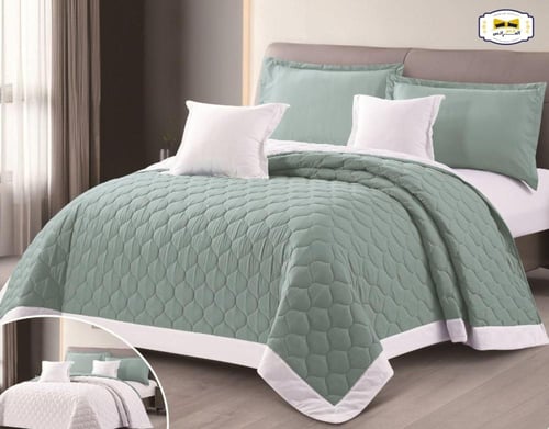 مفرش صيفي مضغوط مايكروفايبر نفرونص 4 قطع