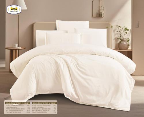 مفرش نجمة مكروفابير نظام فندقي ساده 7 قطع نفرين