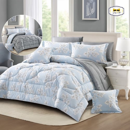 مفرش باراديز روزلين نفرين قطن 100%8قطع