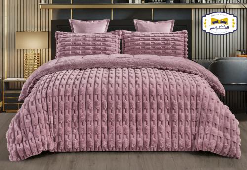 مفرش شتوي 6 قطع فروة ناعم كلاسيك