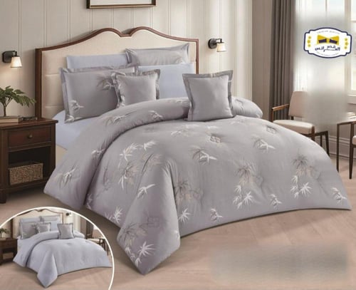 مفرش نفرين مشجرقطن 100%8 قطع