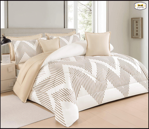 مفرش صيفي مكروفابير 8 قطع نفرين - مارلي