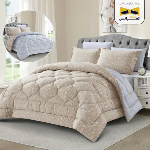 مفرش براديز روزلين نفربن قطن 100% 6قطع