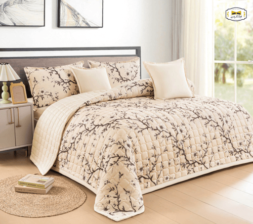 مفرش أورينتال نفرين 6 قطع مضغوط وجهين