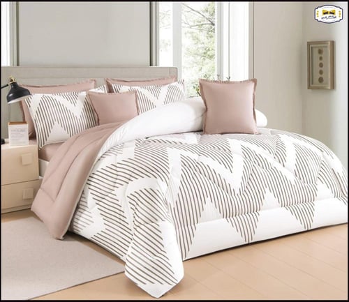 مفرش صيفي مكروفابير 8 قطع نفرين - مارلي