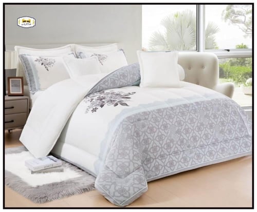 مفرش شتوي نفرونص مشجر فروه الأرنب 4 قـطـع