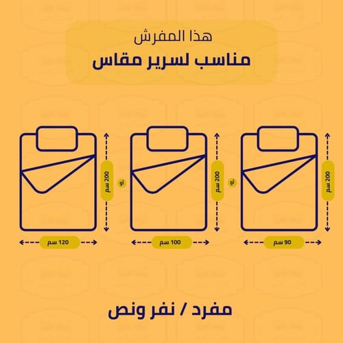 مفرش اطفال رسومات سيليا مضغوط 3 قطع