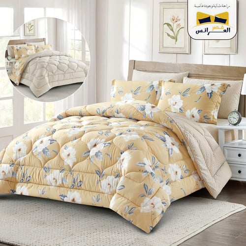 مفرش باراديز روزلين نفرين قطن 100% 6قطع