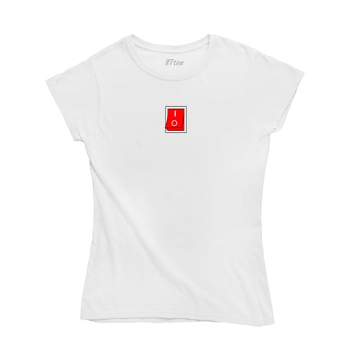 تيشيرت زر تشغيل أحمر - 1321