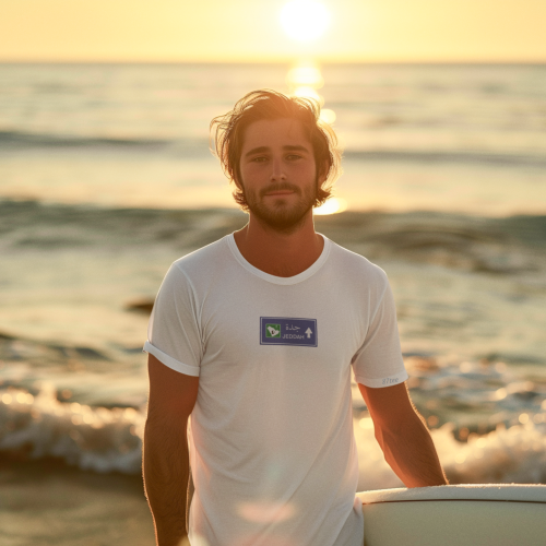 تيشيرت لوحة طريق جدة - 1326