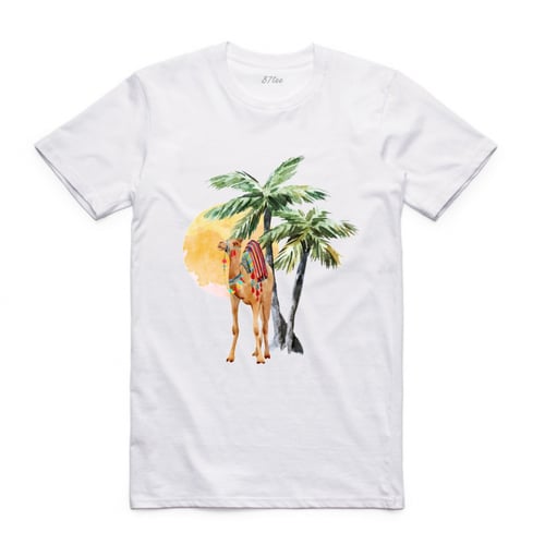 تيشيرت السعودية جمل ونخل - 1118