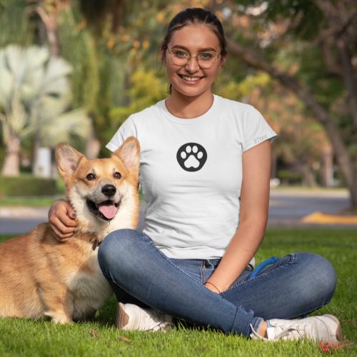 تيشيرت ببصمة كلب - 1185