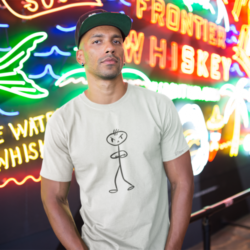 تيشيرت برسمة شخص عصبي- 1250