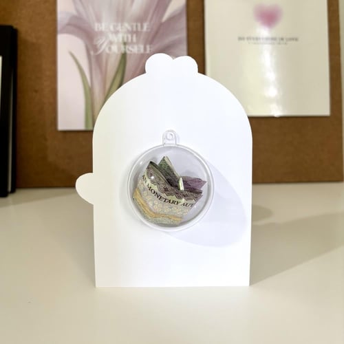 توزيعات كرت العيد مع بلورة