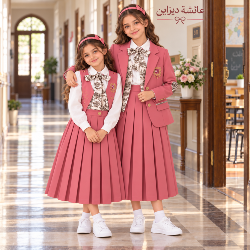 تنوره وقميص وجاكيت مع فيست