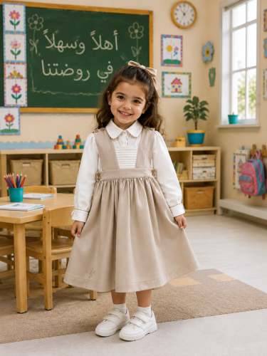مريول الروضه انيق جداً