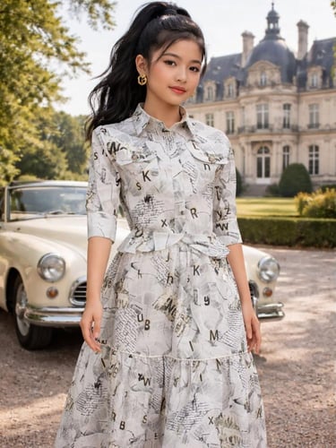 طقم تنوره وبلوزه الأقمشة الإيطالية