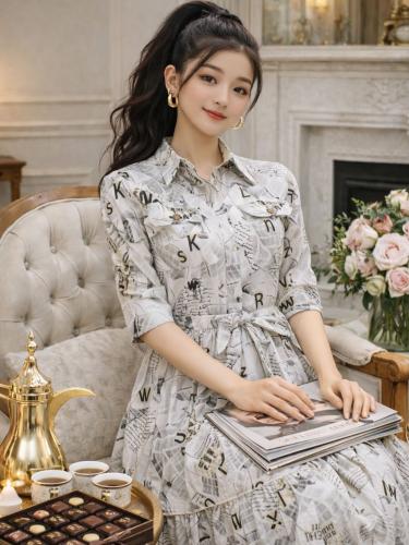 طقم تنوره وبلوزه الأقمشة الإيطالية