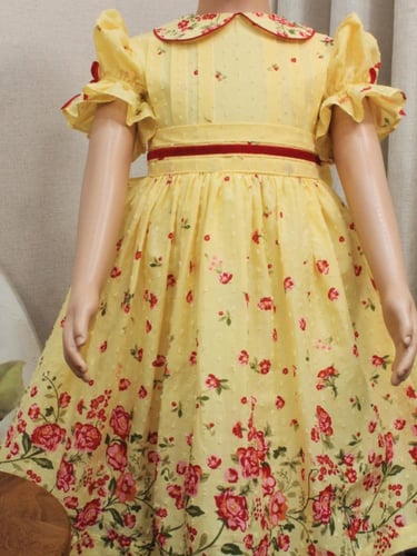 فستان مورد جميل وخفيف