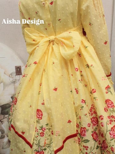 فستان مورد جميل وخفيف