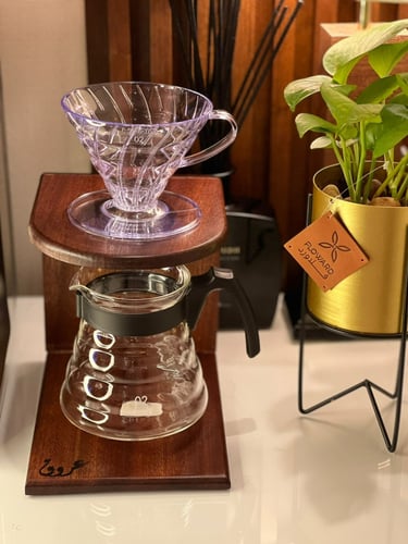 قاعدة تقطير القهوة ، V60