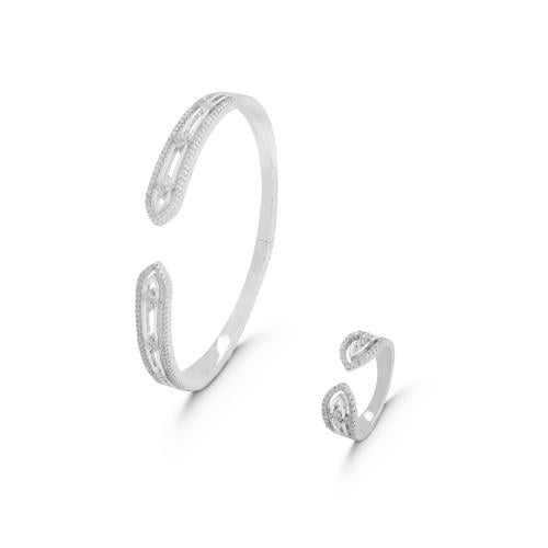 اسواره زركون فضي من فايلت