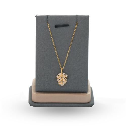 سلسال زركون ذهبي ماركة فايلت